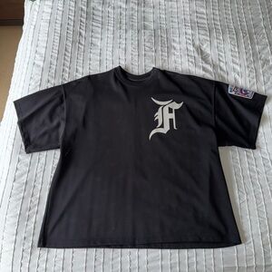 READ DESCRIPTION - Fear of God Black Mesh Baseball Jersey Shirt (Size M/L)